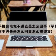 苹果手机充电充不进去是怎么回事（苹果手机充电充不进去是怎么回事怎么样恢复）
